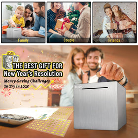 Hizgo Piggy Bank hard-to-open design ensures secure savings discipline.