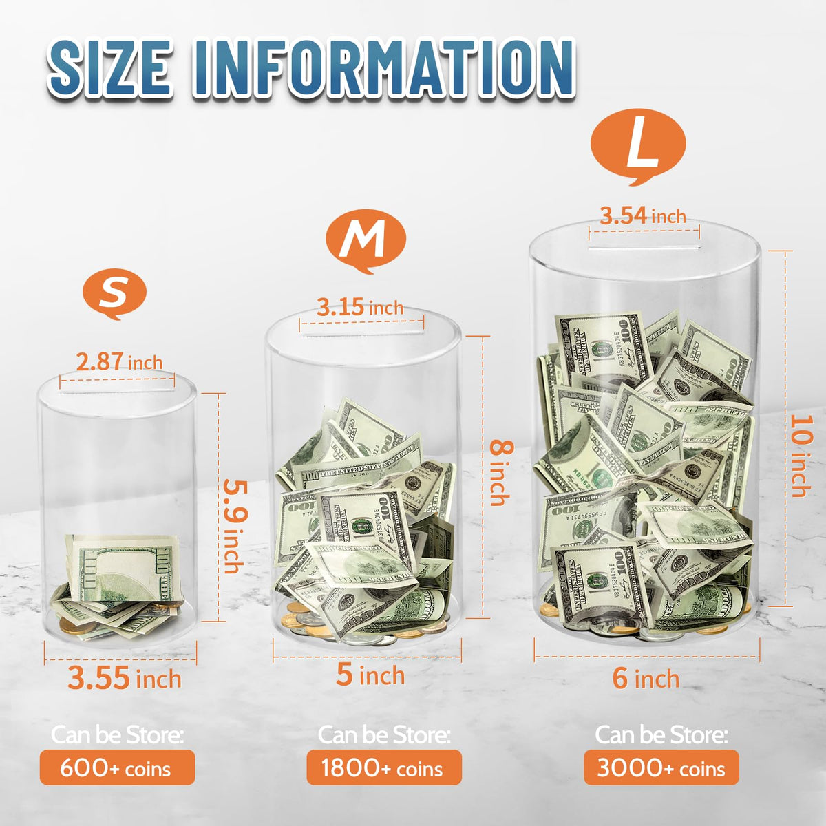 Hizgo unopenable piggy bank top-view highlighting break-to-open design.