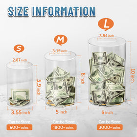 Hizgo unopenable piggy bank top-view highlighting break-to-open design.