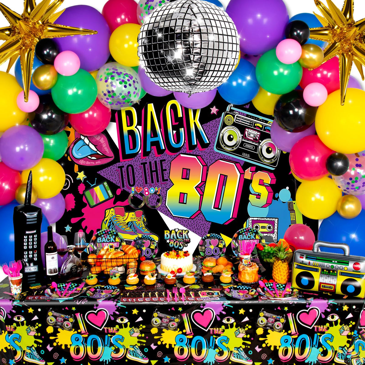 HJINGY 80s radio boombox inflatable adds retro photo vibes