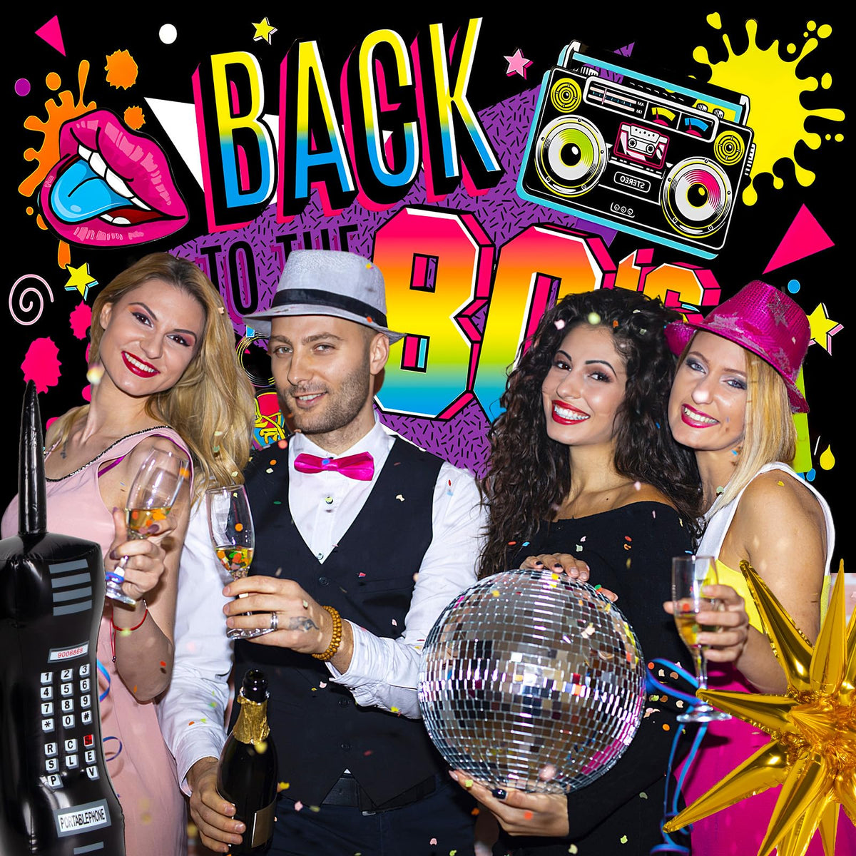 HJINGY back-to-the-80s backdrop sets immersive retro scenes