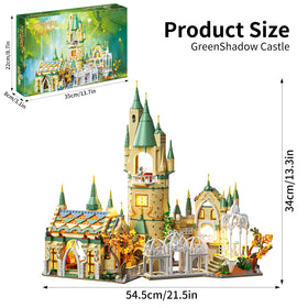 HJPLPXH Magic Medieval Castle Architecture mini figures enhance scene realism and imaginative play.