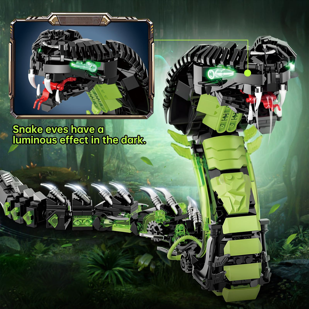 HJPLPXH mechanical cobra textures highlight detailed parts