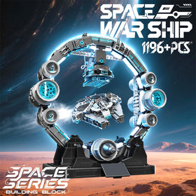 HJPLPXH Spaceship model with ring structure for immersive display