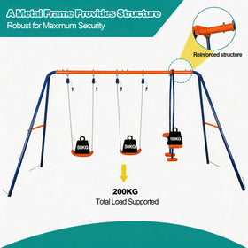HLC swing set ground holder hooks provide added stability in the yard
