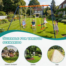 HLC U-shaped curve on swing seat for comfortable swinging
