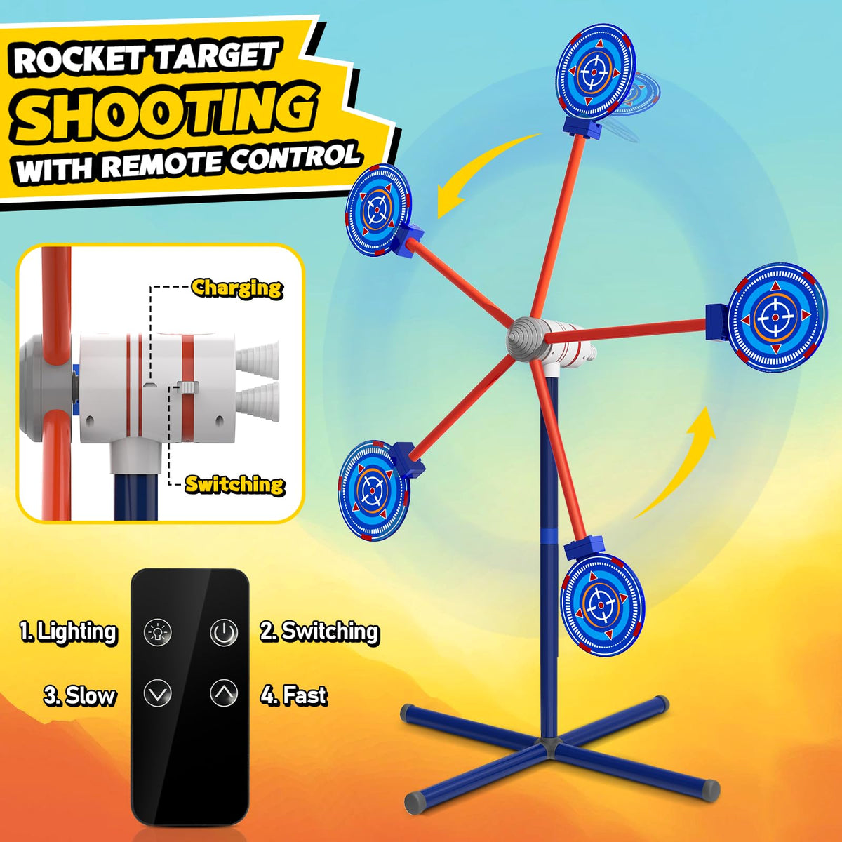 HLDYA remote control to toggle music and adjust speed during play