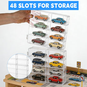 Hlimior crystal-clear acrylic enhances diecast model display