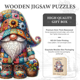 Hlison wooden puzzle includes stands to display after completion