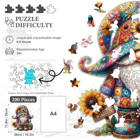 Hlison wooden puzzle comes in a sturdy wooden box packaging for safe storage