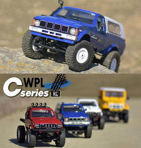 HLSFWDRIVE C24 all-terrain action shows versatility on sand, rocks, and pavement.