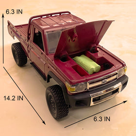 HLSFWDRIVE remote control layout shows precise 2.4 GHz handling.