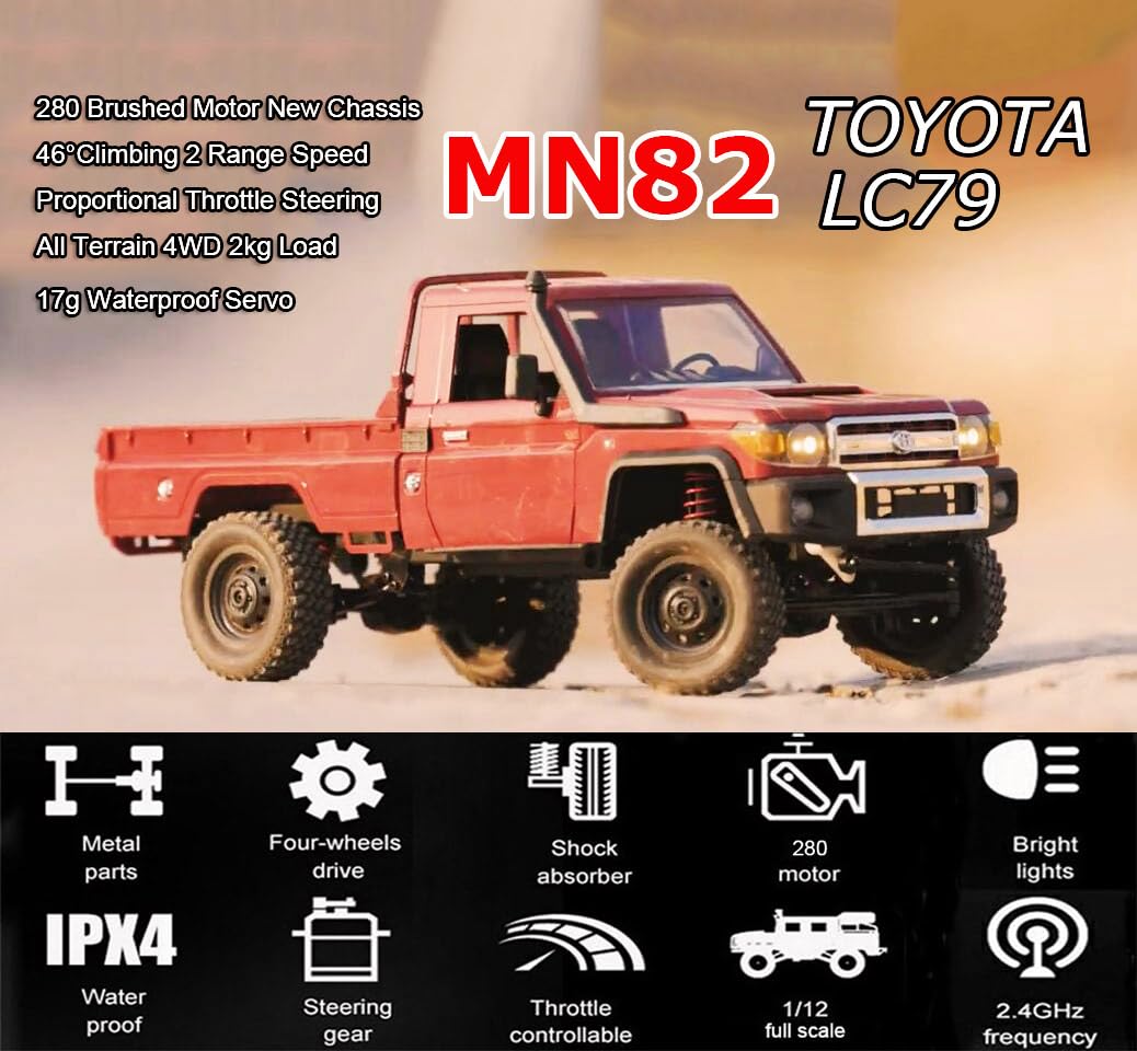 HLSFWDRIVE RC tailgate open demonstrates functional pickup realism during action.