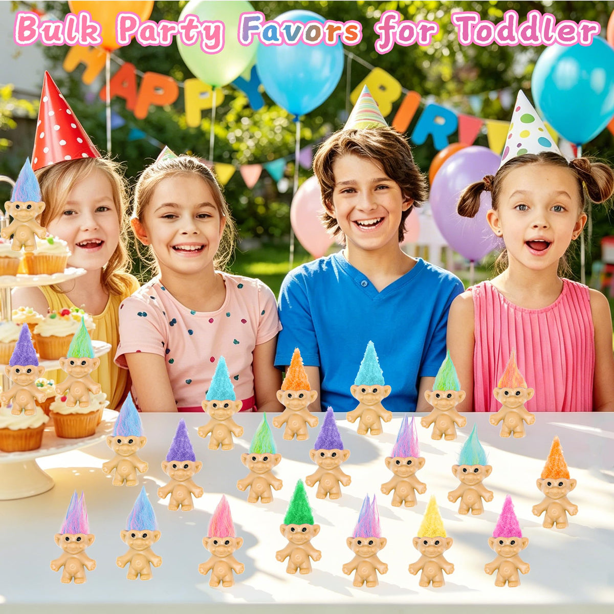 HLXGFCAI safe, non-toxic trolls suitable for kids aged 3+