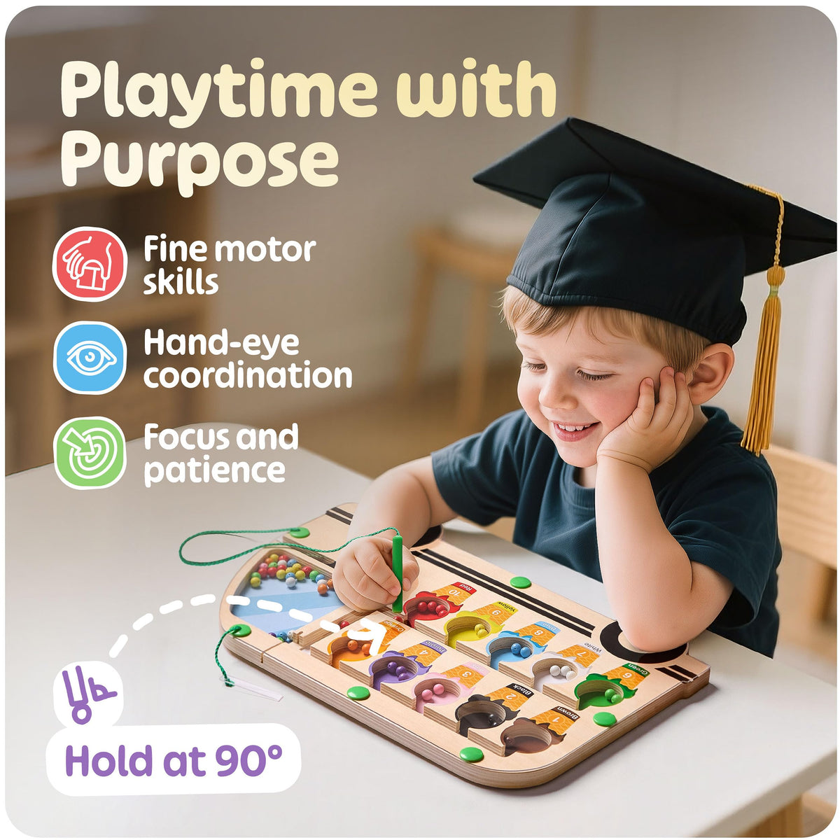 HMmagnets counting maze supports early numeracy during on-the-go learning.