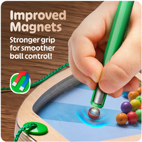 HMmagnets magnetic strength provides smooth play and reliable resets.