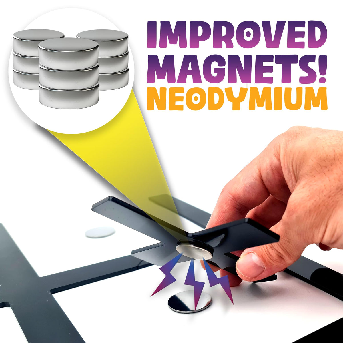 HMmagnets adhesive wall mount demonstrates stable placement