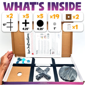 HMmagnets kids-playing-tac-toe on-wall interactive family activity