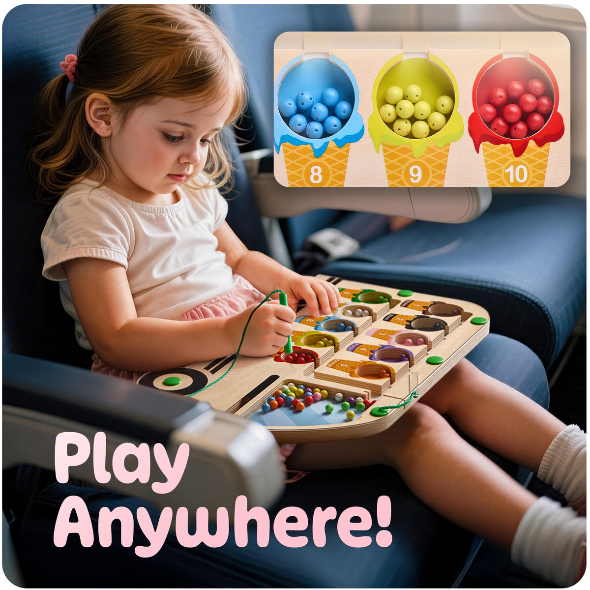HMmagnets thick wooden base ensures long-lasting stability during use.