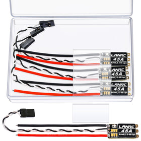 HNYYZL 4Pcs 45A ESC for RC drones with DShot-ready throttle control.