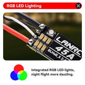 HNYYZL RGB LED damped-light indicator for visibility during flights.