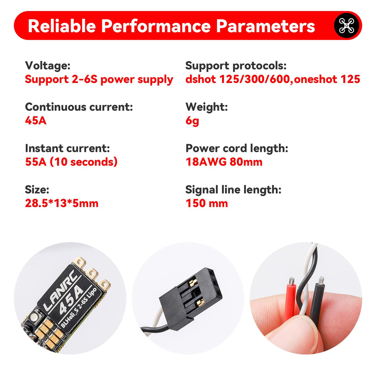 HNYYZL 150mm signal wires offer flexible mounting options.