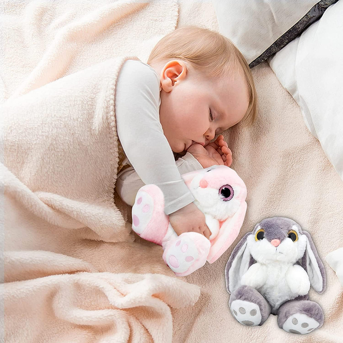 HO-EF easter bunny plush gift idea, delightful spring present for kids.