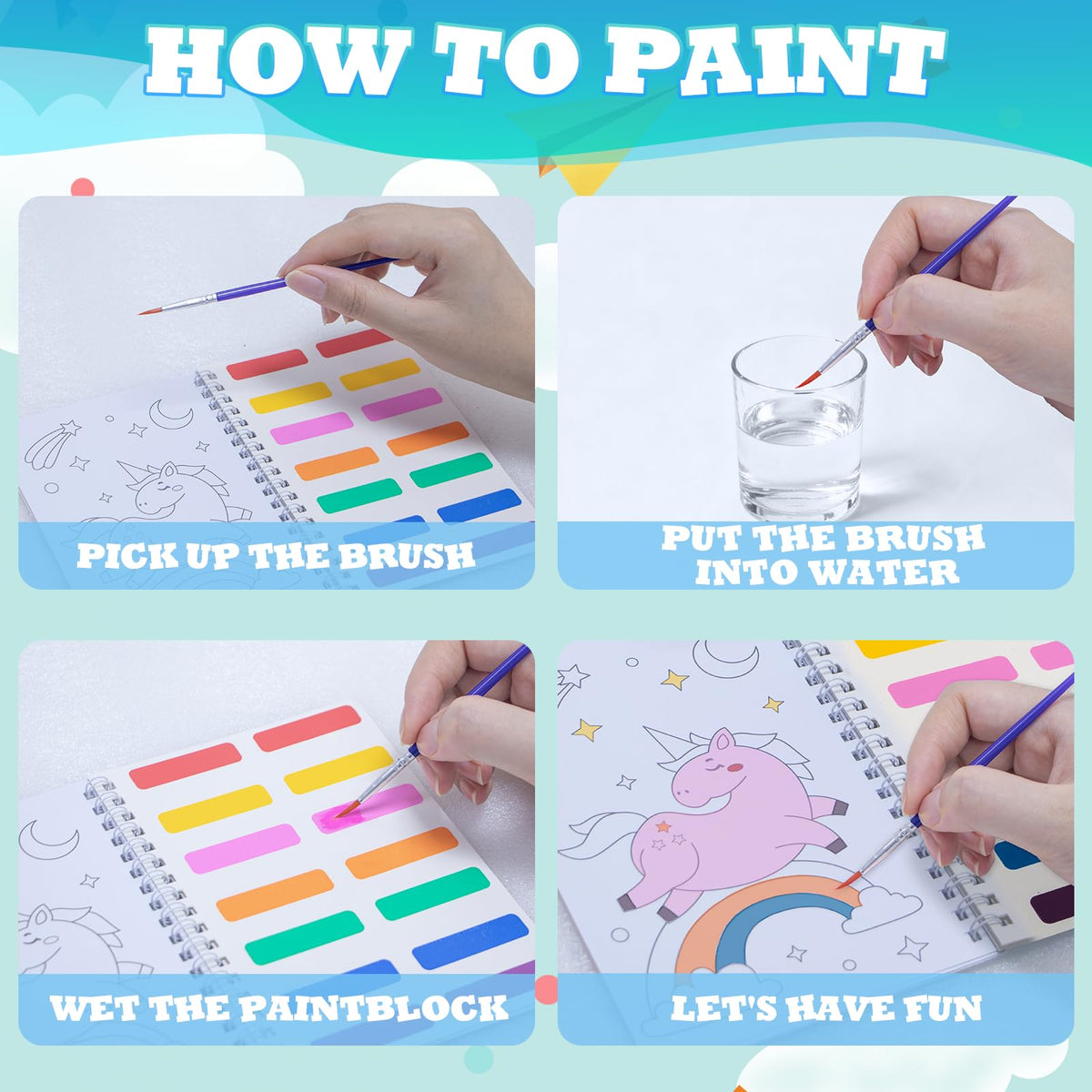 Hoarecal thick bleed-proof paper keeps colors from soaking through.