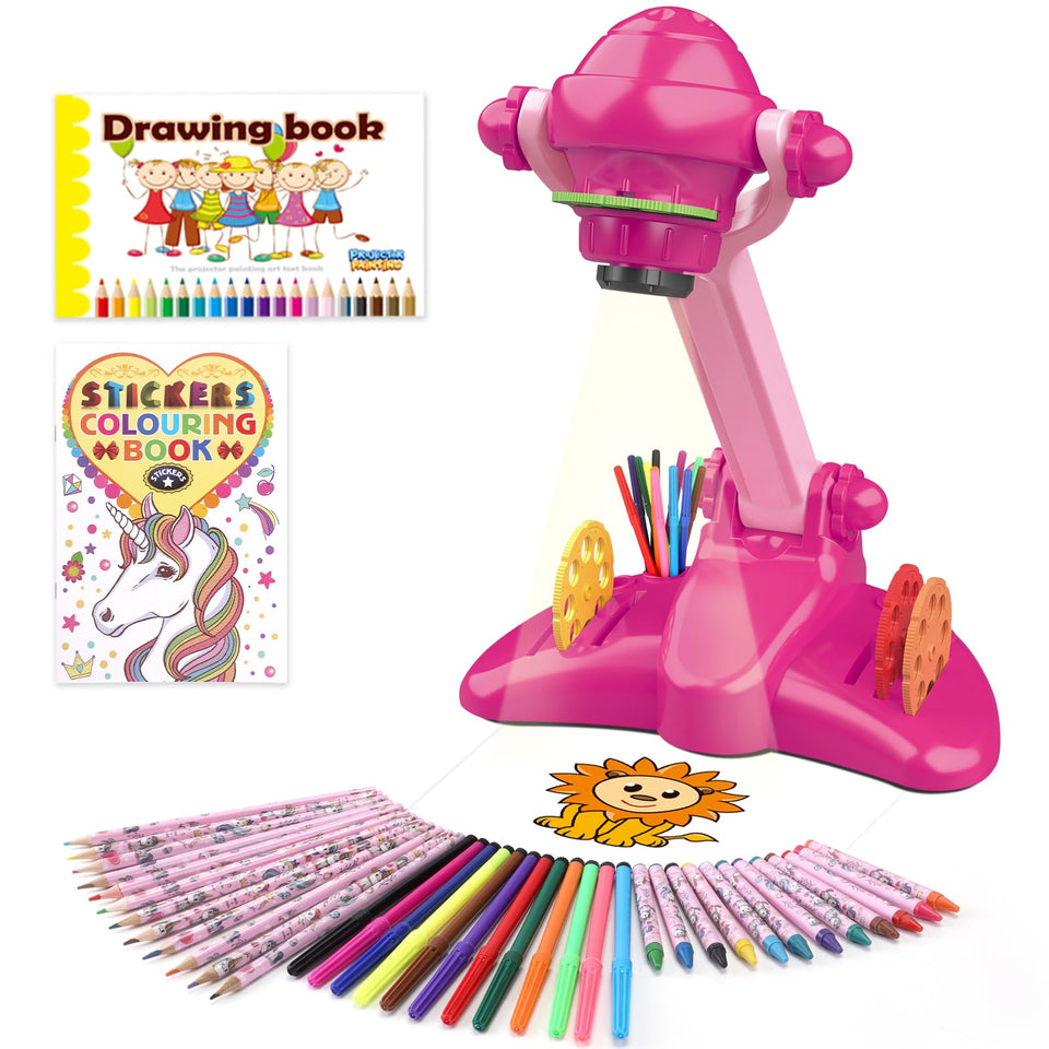 Hoarosall drawing projector kit with unicorn patterns for imaginative tracing and drawing.