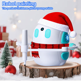 Hoarosall drawing robot warm-voice instructor enhances painting sessions.