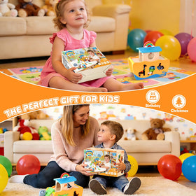 Hoarosall Noah's Ark bilingual storybook supports dual-language learning at home.