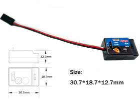 Hobbymall gyro potentiometer adjustment lets you tailor sensitivity
