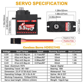 HobbyPark servo setup for 1/24 scale models and versatile RC projects.