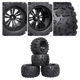 HobbyPark 4x4-compatible wheels boost compatibility with Traxxas and Redcat models.
