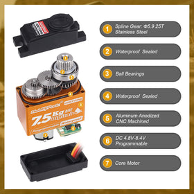 HobbyPark Arduino-compatible servo enables easy DIY robotics projects.