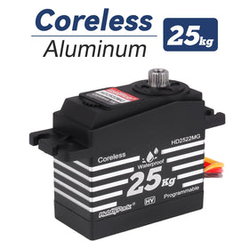 HobbyPark digital servo with programmable control for custom calibration.