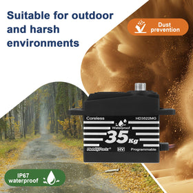 HobbyPark durable metal gear servo for long-lasting performance in tough builds.
