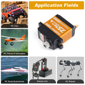 HobbyPark programmable servo for customized control across robotics and RC vehicles.