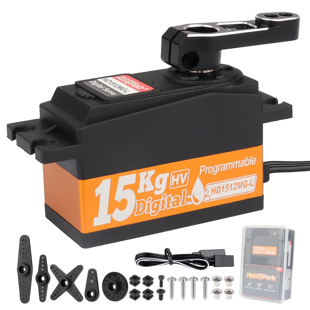 HobbyPark low profile servo in action delivering ultra-fast steering for 1/10 RC cars