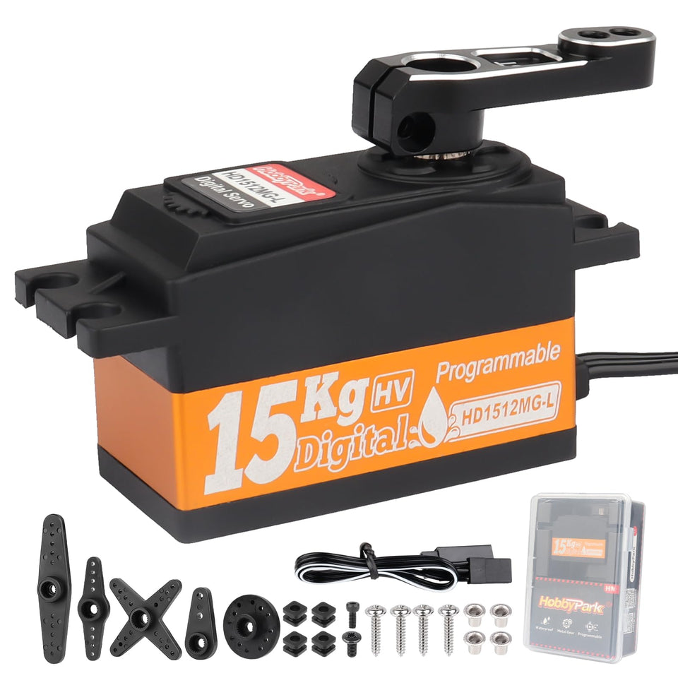 HobbyPark low profile servo in action delivering ultra-fast steering for 1/10 RC cars