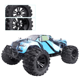 HobbyPark pre-glued tires for Traxxas/Redcat, 4-pack, ready for rugged play.