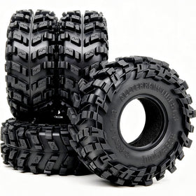HOBBYSOUL 1.3 tires side view showing rugged all-terrain grip for RC crawlers