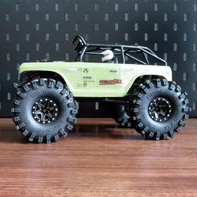 Hobbysoul 70mm tire height adds ground clearance for obstacle negotiation