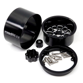 Hobbysoul wheel compatible with Axial SCX10 Capra platforms.