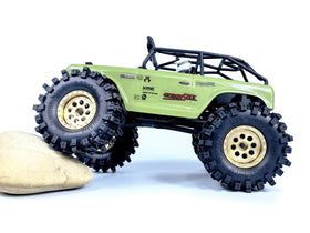 Hobbysoul brass 1.3 beadlock wheel realistic look for scale appeal