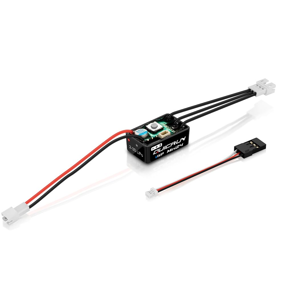 HOBBYWING QuicRun WP Mini24 ESC ports and cables with secure connections