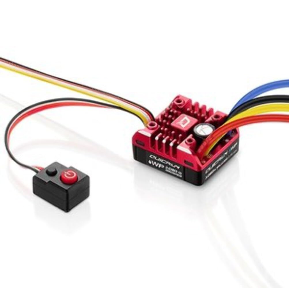 HOBBYWING QuicRun WP1080G2 brushed ESC for all-weather RC cars with reliable throttle control