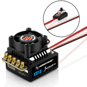 HOBBYWING Xerun XR10 Justock G3S internal capacitor module focus enabling clean, space-saving layout