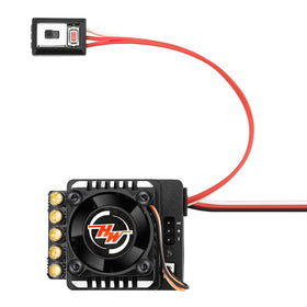 HOBBYWING Xerun XR10 Justock G3S side view highlighting robust wiring and built-in BEC