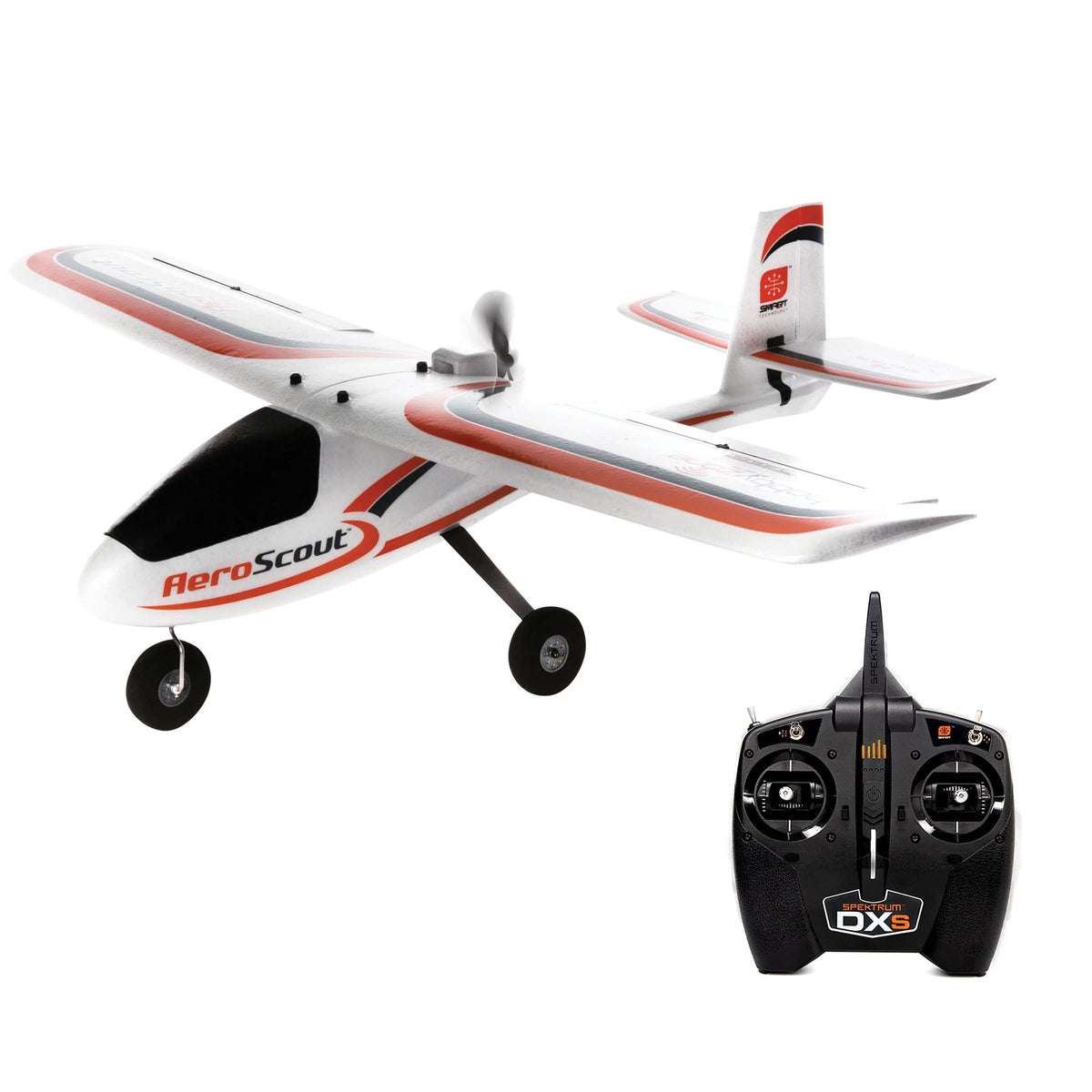 HobbyZone AeroScout S 2 RTF battery and charger not included note for setup.